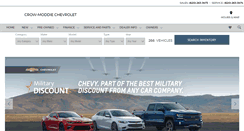 Desktop Screenshot of crow-moddiechevrolet.com